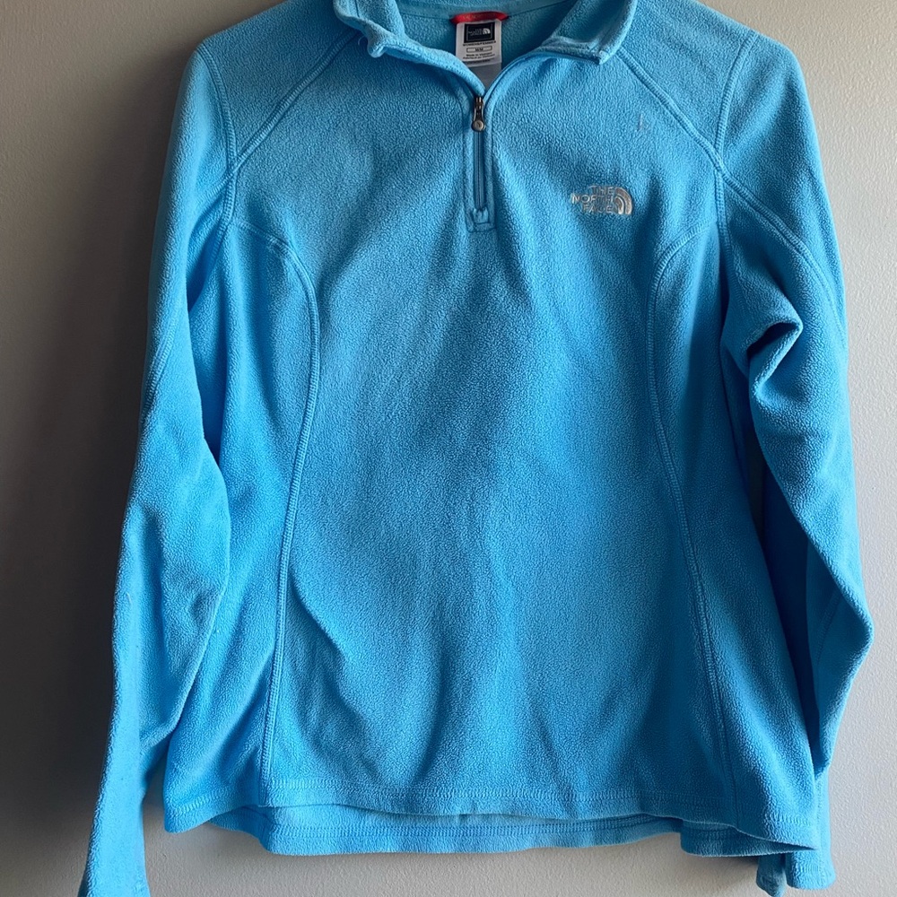 The North Face Blue Zip Up Sweater